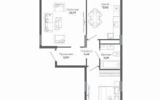 Продажа 2-комнатной квартиры, 63.5 м², ул. Сыганак, дом  28 - Продажа квартир в Астане с фото