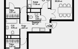 Продажа 3-комнатной квартиры, 93.71 м², пр. Туран, дом  89/3 стр - Продажа квартир в Астане