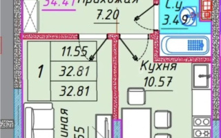 Продажа 1-комнатной квартиры, 34.41 м² - Продажа квартир в Казахстане - страница 33