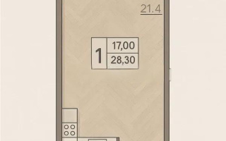 Продажа 1-комнатной квартиры, 29.9 м², ул. Ауэзова, дом  2/8 - Продажа квартир в новостройках Алматы без посредников с фото