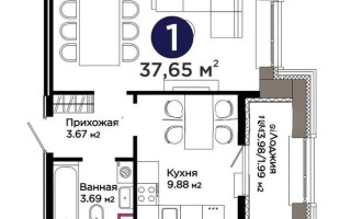 Продажа 1-комнатной квартиры, 37.65 м² - Продажа однокомнатных квартир от собственников в Астане - страница 16