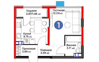 Продажа 1-комнатной квартиры, 33.42 м² - Продажа  однокомнатных квартир в новостройках Алматы - страница 2