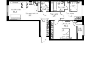 Продажа 3-комнатной квартиры, 76.7 м², ул. Ауэзова, дом  3г/2 - Продажа  трехкомнатных квартир в Алматы