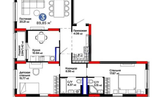 Продажа 3-комнатной квартиры, 90 м², ул. Мухаммед Али Джинна, дом  5 - Продажа квартир в новостройках Астаны без посредников