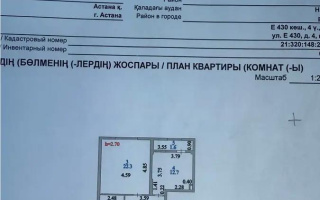 Продажа 2-комнатной квартиры, 49 м², ул. Е-430, дом  4 - Продажа  двухкомнатных квартир в новостройках Астаны