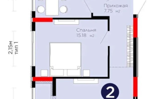 Продажа 2-комнатной квартиры, 56.28 м² - Продажа двухкомнатных квартир от собственников в Астане