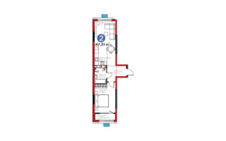 Продажа 2-комнатной квартиры, 47.31 м² - Продажа двухкомнатных квартир от собственников в Алматы - страница 2