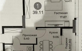 Продажа 1-комнатной квартиры, 39 м², ул. Е-429, дом  26 - Продажа  однокомнатных квартир в Астане с фото