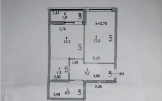 Продажа 2-комнатной квартиры, 52.2 м² - Продажа двухкомнатных квартир в блочном доме в Астане