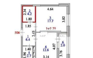 Продажа 1-комнатной квартиры, 45.6 м², ул. Туркестан, дом  4б стр - Продажа  однокомнатных квартир в Астане с фото