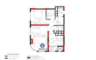 Продажа 2-комнатной квартиры, 69 м², пр. Туран, дом  41 - Продажа  двухкомнатных квартир в новостройках Астаны