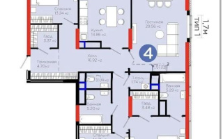 Продажа 4-комнатной квартиры, 135.87 м², ул. Бухар жырау, дом  20 - Продажа  четырехкомнатных квартир в Астане без посредников