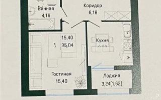 Продажа 1-комнатной квартиры, 36.6 м², ул. Е-430, дом  3/1 - Продажа  однокомнатных квартир в Астане с фото