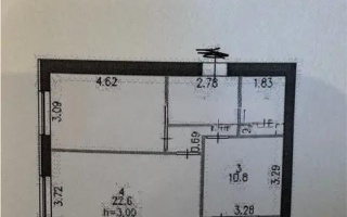 Продажа 2-комнатной квартиры, 61.3 м², ул. Нажимеденова, дом  28 - Продажа квартир в Астане