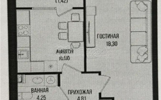 Продажа 1-комнатной квартиры, 38.96 м², ул. Серкебаева, дом  49 - Продажа  однокомнатных квартир в новостройках Астаны
