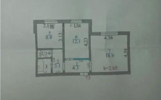 Продажа 2-комнатной квартиры, 50 м² - Продажа квартир в Абае