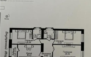 Продажа 3-комнатной квартиры, 87.21 м² - Продажа трехкомнатных квартир в кирпичном доме в Казахстане