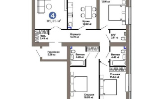 Продажа 4-комнатной квартиры, 115.25 м² - Продажа квартир от собственников в Астане - страница 30
