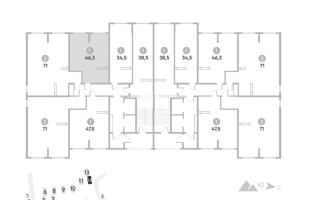 Продажа 1-комнатной квартиры, 43.9 м², ул. Момышулы, дом  100 стр - Продажа квартир в Алматы