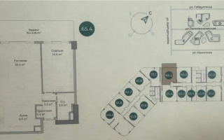 Продажа 2-комнатной квартиры, 65.4 м², ул. Габдуллина, дом  14 стр - Продажа квартир в Алматы без посредников