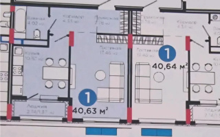 Продажа 1-комнатной квартиры, 40.63 м², ул. Е-900, дом  8 - Продажа  однокомнатных квартир в новостройках Астаны без посредников с фото