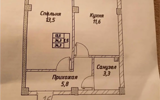 Продажа 1-комнатной квартиры, 34.4 м², ул. Устирт, дом  2936а/31 - Продажа квартир в Алматы без посредников с фото