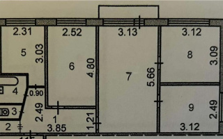 Продажа 4-комнатной квартиры, 62 м², мкр-н 23, дом  31 - Продажа  четырехкомнатных квартир в Караганде с фото