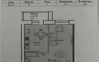 Продажа 1-комнатной квартиры, 41.3 м², ул. Молдагалиева, дом  1 стр - Продажа квартир в Астане