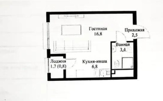 Продажа 1-комнатной квартиры, 30.4 м², ул. Рыскулова, дом  2б/1 - Продажа  однокомнатных квартир в новостройках Алматы без посредников