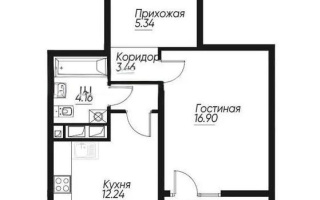 Продажа 1-комнатной квартиры, 43.9 м², ул. Навои, дом  30а/1 - Продажа квартир в Алматы без посредников
