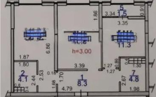 Продажа 3-комнатной квартиры, 63.8 м² - Продажа квартир в новостройках Алматы без посредников