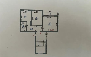 Продажа 2-комнатной квартиры, 52 м², ул. Абая, дом  58 - Продажа квартир в Абае