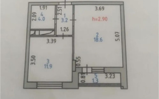 Продажа 1-комнатной квартиры, 40 м², пр. Кошкарбаева, дом  27 - Продажа квартир в Астане