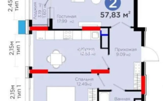 Продажа 2-комнатной квартиры, 60 м², ул. Е-796, дом  1 стр - Продажа  двухкомнатных квартир в новостройках Астаны без посредников с фото