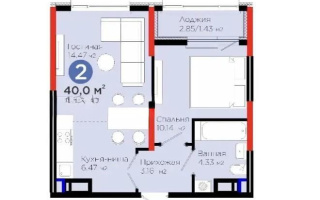 Продажа 2-комнатной квартиры, 40 м² - Продажа квартир в новостройках Астаны