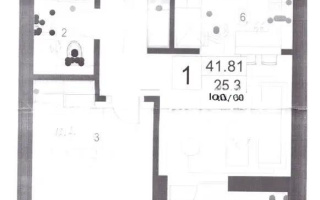 Продажа 1-комнатной квартиры, 41.81 м², ул. Шаймерденова, дом  3 стр - Продажа  однокомнатных квартир в новостройках Астаны с фото