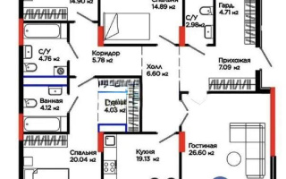 Продажа 4-комнатной квартиры, 142 м², ул. Нурмагамбетова, дом  15 стр - Продажа квартир в Астане без посредников