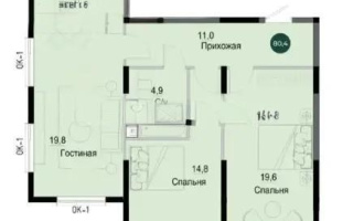 Продажа 3-комнатной квартиры, 80.2 м², ул. Жандосова, дом  94а - Продажа квартир в Алматы