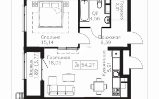 Продажа 2-комнатной квартиры, 54.12 м², пр. Мангилик Ел, дом  63/1 - Продажа  двухкомнатных квартир в Астане