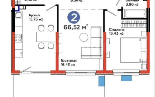 Продажа 2-комнатной квартиры, 66.52 м² - Продажа двухкомнатных квартир от собственников в Алматы - страница 48