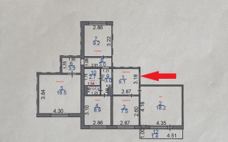 Продажа 4-комнатной квартиры, 84 м², мкр-н Степной-2, дом  1 - Продажа  четырехкомнатных квартир в Караганде
