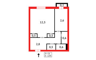 Продажа 1-комнатной квартиры, 20.6 м² - Продажа однокомнатных квартир в блочном доме в Казахстане - страница 10