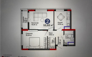 Продажа 2-комнатной квартиры, 53.9 м², ул. Е-15, дом  9 - Продажа  двухкомнатных квартир в новостройках Астаны