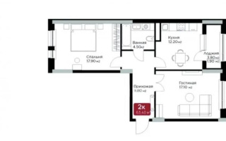 Продажа 2-комнатной квартиры, 63.4 м², ул. Е-36, дом  7 стр - Продажа  двухкомнатных квартир в новостройках Астаны без посредников