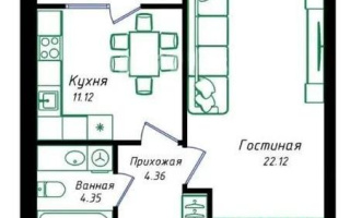 Продажа 1-комнатной квартиры, 44 м², пр. Улы Дала, дом  38а - Продажа квартир в Астане без посредников