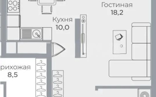 Продажа 1-комнатной квартиры, 42.8 м², пр. Мангилик Ел, дом  74 - Продажа квартир в Астане без посредников