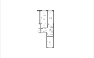 Продажа 3-комнатной квартиры, 83.3 м², ул. Ауэзова, дом  2/8 - Продажа  трехкомнатных квартир в Алматы с фото