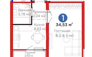 Продажа 1-комнатной квартиры, 34.5 м² - Продажа однокомнатных квартир от собственников в Астане - страница 59