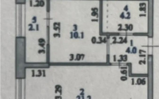 Продажа 1-комнатной квартиры, 42 м², ул. Бухар жырау, дом  12/2 - Продажа  однокомнатных квартир в новостройках Астаны без посредников