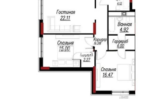 Продажа 3-комнатной квартиры, 103.65 м², ул. Сызганова, дом  1/1 - Продажа  трехкомнатных квартир в новостройках Астаны
